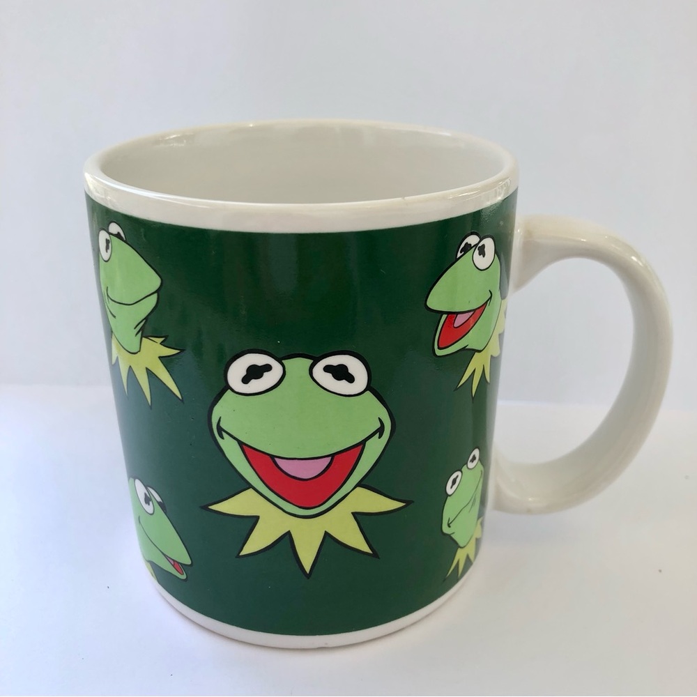 Kermit the Frog Green Ceramic Coffee Mug Tea Muppets Sesame Street